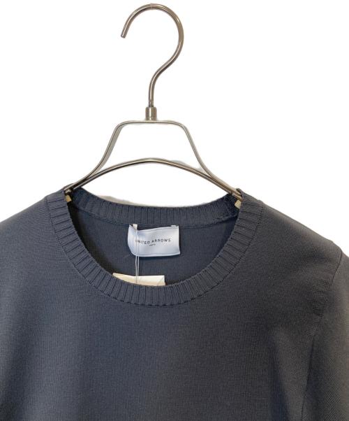 UNITED ARROWS（ユナイテッドアローズ）UNITED ARROWS (ユナイテッドアローズ) ラメ パフスリーブ ニット 1518-199-1901 グレー サイズ:FREE 未使用品の古着・服飾アイテム