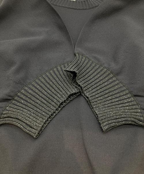 UNITED ARROWS（ユナイテッドアローズ）UNITED ARROWS (ユナイテッドアローズ) ラメ パフスリーブ ニット 1518-199-1901 グレー サイズ:FREE 未使用品の古着・服飾アイテム
