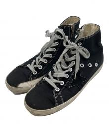 GOLDEN GOOSE（ゴールデングース）の古着「ハイカットスニーカー」｜ブラック