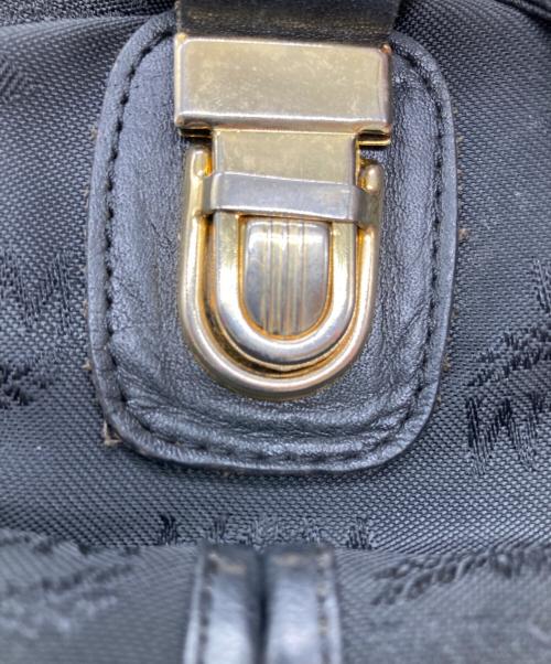 MCM（エムシーエム）MCM (エムシーエム) オールド総柄リュック　D0157 ブラックの古着・服飾アイテム