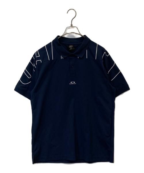 OAKLEY（オークリー）OAKLEY (オークリー) ポロシャツ ネイビー サイズ:XLの古着・服飾アイテム