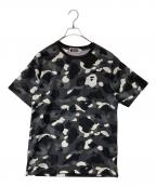 A BATHING APEアベイシングエイプ）の古着「City Camo Large Ape Head Tee シティ カモ ラージ エイプ ヘッド ティー 001CSK301003M」｜グレー