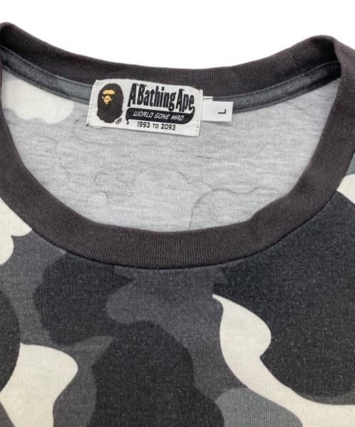 A BATHING APE（アベイシングエイプ）A BATHING APE (アベイシングエイプ) City Camo Large Ape Head Tee シティ カモ ラージ エイプ ヘッド ティー 001CSK301003M グレー サイズ:Lの古着・服飾アイテム