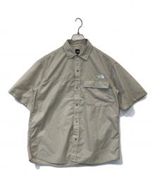 THE NORTH FACE（ザ ノース フェイス）の古着「ショートスリーブヌプシシャツ NR22650」｜ベージュ