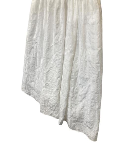 UNITED ARROWS（ユナイテッドアローズ）UNITED ARROWS (ユナイテッドアローズ) フィット&フレア ワンピース チェック 1526-162-3807 ホワイト サイズ:36の古着・服飾アイテム