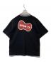open yy (オープンワイワイ) HELLO KITTY X YY COLLARED T-SHIRT ハローキティ × ワイワイ カラード ティーシャツ ブラック サイズ:S/M：5000円