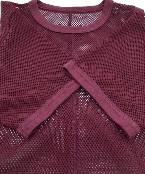 PRANK PROJECT（プランクプロジェクト）PRANK PROJECT (プランクプロジェクト) Mesh Ringer Tee メッシュ リンガー ティー 31261416111 ワインレッド サイズ:FREEの古着・服飾アイテム