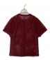 PRANK PROJECT（プランクプロジェクト）の古着「Mesh Ringer Tee メッシュ リンガー ティー 31261416111」｜ワインレッド