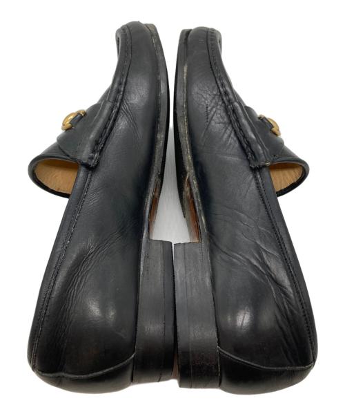 GUCCI（グッチ）GUCCI (グッチ) ホースビットローファー 100 0255 ブラック サイズ:3701/2の古着・服飾アイテム