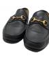 中古・古着 GUCCI (グッチ) ホースビットローファー 100 0255 ブラック サイズ:3701/2：9000円
