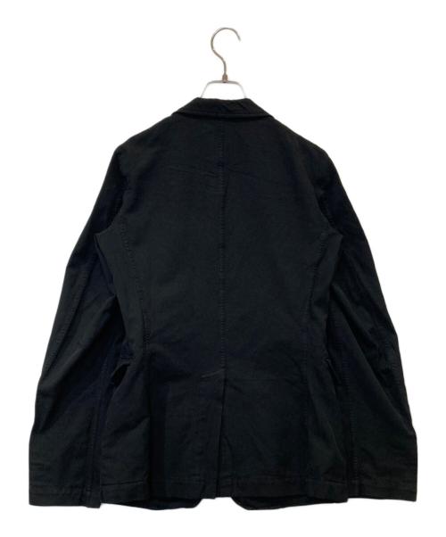 COMME des GARCONS HOMME PLUS（コムデギャルソンオムプリュス）COMME des GARCONS HOMME PLUS (コムデギャルソンオムプリュス) ポリ縮絨テーラードジャケット　PG-J088 ブラック サイズ:XSの古着・服飾アイテム