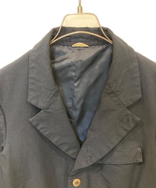 COMME des GARCONS HOMME DEUX（コムデギャルソン オム ドゥ）COMME des GARCONS HOMME DEUX (コムデギャルソン オム ドゥ) ポリ縮絨テーラードジャケット ネイビー サイズ:XSの古着・服飾アイテム