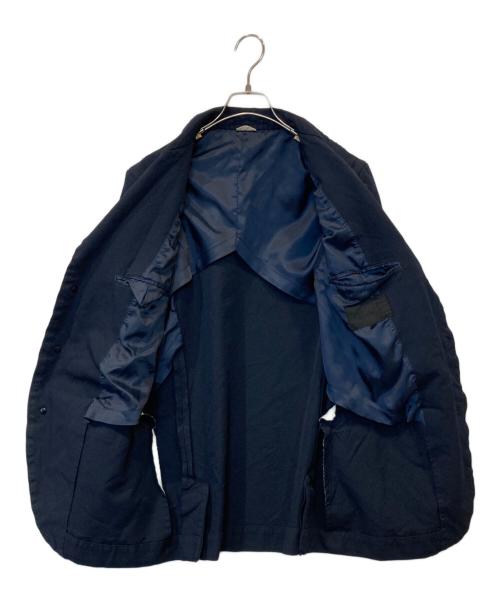 COMME des GARCONS HOMME DEUX（コムデギャルソン オム ドゥ）COMME des GARCONS HOMME DEUX (コムデギャルソン オム ドゥ) ポリ縮絨テーラードジャケット ネイビー サイズ:XSの古着・服飾アイテム