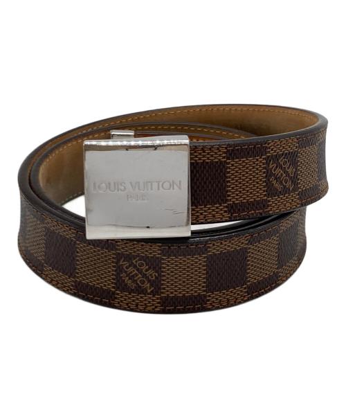 LOUIS VUITTON（ルイ ヴィトン）LOUIS VUITTON (ルイ ヴィトン) サンチュール・キャレ ダミエレザーベルト　M6803の古着・服飾アイテム