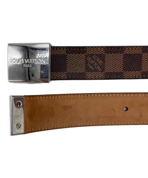 LOUIS VUITTON（ルイ ヴィトン）LOUIS VUITTON (ルイ ヴィトン) サンチュール・キャレ ダミエレザーベルト　M6803の古着・服飾アイテム