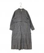 MOTHERHOUSEマザーハウス）の古着「コットンシャツワンピース」｜グレー
