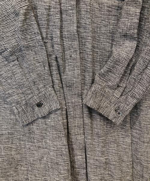 MOTHERHOUSE（マザーハウス）MOTHERHOUSE (マザーハウス) コットンシャツワンピース グレー サイズ:Mの古着・服飾アイテム