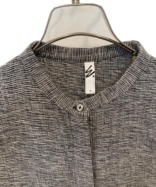 MOTHERHOUSE（マザーハウス）MOTHERHOUSE (マザーハウス) コットンシャツワンピース グレー サイズ:Mの古着・服飾アイテム