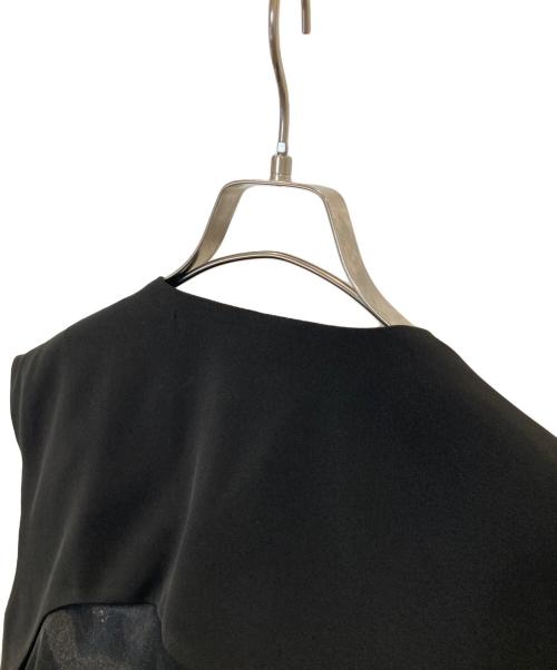 ANDRESD（アンドレスド）ANDRESD (アンドレスド) back sheer gilet set up dress バック シアー ジレ セットアップ ドレス 2383-50104 ブラック サイズ:S 未使用品の古着・服飾アイテム