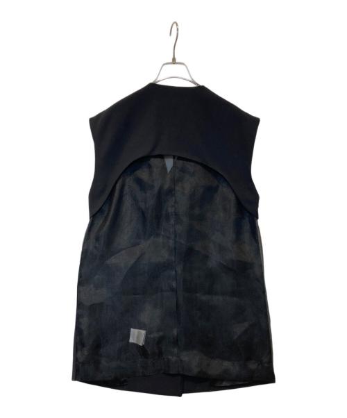 ANDRESD（アンドレスド）ANDRESD (アンドレスド) back sheer gilet set up dress バック シアー ジレ セットアップ ドレス 2383-50104 ブラック サイズ:S 未使用品の古着・服飾アイテム