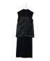 ANDRESD (アンドレスド) back sheer gilet set up dress バック シアー ジレ セットアップ ドレス 2383-50104 ブラック サイズ:S 未使用品：10000円