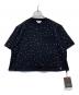 DOUBLE STANDARD CLOTHING（ダブルスタンダードクロージング）の古着「天竺 パールレースTシャツ 0508-230-261」｜ブラック