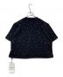 DOUBLE STANDARD CLOTHING (ダブルスタンダードクロージング) 天竺 パールレースTシャツ 0508-230-261 ブラック サイズ:F 未使用品：8000円