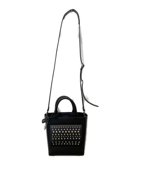 UNDERCOVER（アンダーカバー）UNDERCOVER (アンダーカバー) スタッズ2WAYショルダーバッグ UC2B8B03 ブラックの古着・服飾アイテム