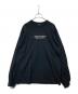 thisisneverthat（ディスイズネバーザット）の古着「刺繍ロングカットソー TN221TTSLT02」｜ブラック