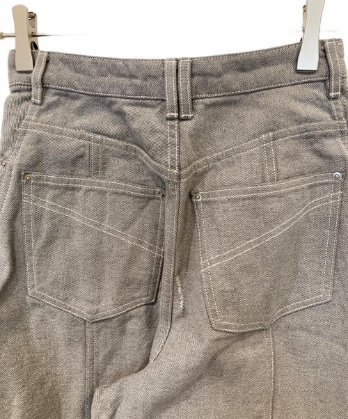Snidel（スナイデル）Snidel (スナイデル) 26SS カーブデニムワイドパンツ SWFP261236 グレー サイズ:00の古着・服飾アイテム