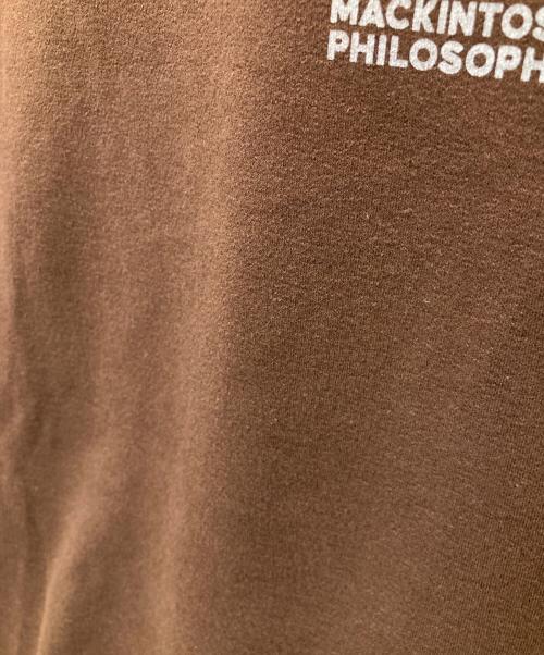MACKINTOSH PHILOSOPHY（マッキントッシュ フィロソフィー）MACKINTOSH PHILOSOPHY (マッキントッシュ フィロソフィー) 梨地ワイドフィットT　R9P81-371-56 ブラウン サイズ:2の古着・服飾アイテム
