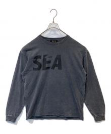 WIND AND SEA（ウィンダンシー）の古着「P-DYE L/S TEE　WDS-0-SEA-23-Q3-CS-01」｜グレー