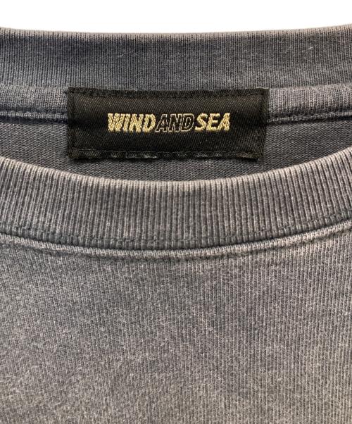WIND AND SEA（ウィンダンシー）WIND AND SEA (ウィンダンシー) P-DYE L/S TEE　WDS-0-SEA-23-Q3-CS-01 グレー サイズ:Ｍの古着・服飾アイテム