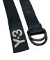 Y-3 (ワイスリー) Logo Belt ブラック：5000円
