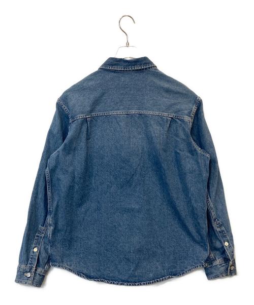 Calvin Klein Jeans（カルバンクラインジーンズ）Calvin Klein Jeans (カルバンクラインジーンズ) ロングスリーブ デニムシャツ インディゴ サイズ:Sの古着・服飾アイテム