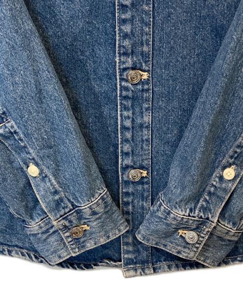 Calvin Klein Jeans（カルバンクラインジーンズ）Calvin Klein Jeans (カルバンクラインジーンズ) ロングスリーブ デニムシャツ インディゴ サイズ:Sの古着・服飾アイテム