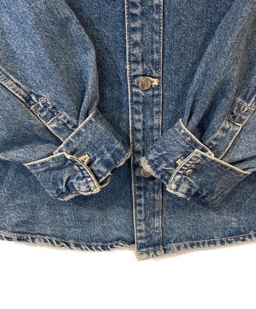 Calvin Klein Jeans（カルバンクラインジーンズ）Calvin Klein Jeans (カルバンクラインジーンズ) ロングスリーブ デニムシャツ インディゴ サイズ:Sの古着・服飾アイテム
