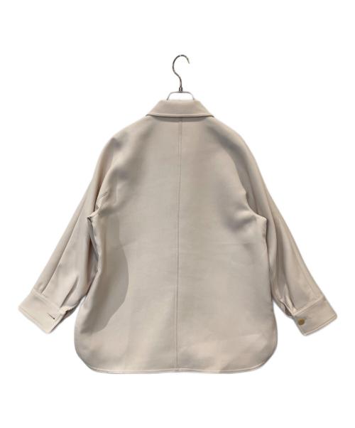 BALLSEY（ボールジィ）BALLSEY (ボールジィ) トリプルツイルクロス CPOシャツ ベージュ サイズ:36の古着・服飾アイテム