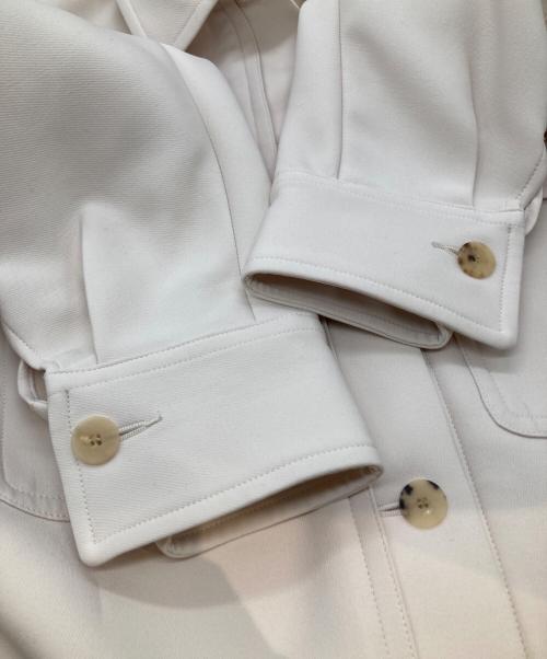 BALLSEY（ボールジィ）BALLSEY (ボールジィ) トリプルツイルクロス CPOシャツ ベージュ サイズ:36の古着・服飾アイテム