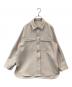 BALLSEY（ボールジィ）の古着「トリプルツイルクロス CPOシャツ」｜ベージュ