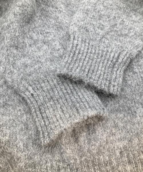 E by eclat（イーバイエクラ）E by eclat (イーバイエクラ) アルパカ混ほんのりラメニット E24AW03 グレー サイズ:38 未使用品の古着・服飾アイテム