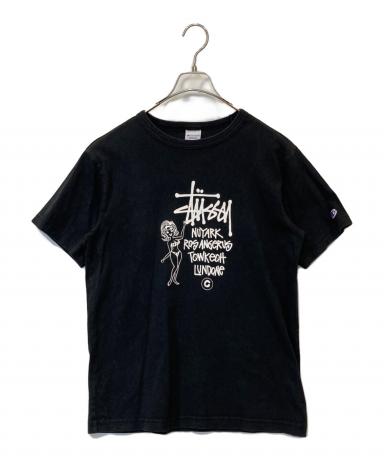 限定 STUSSY Champion ステューシー チャンピオン Tシャツ 中古・古着通販】stussy (ステューシー) Champion (チャンピオン