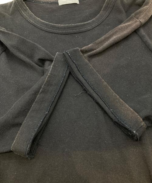 COMME des GARCONS HOMME（コムデギャルソン オム）COMME des GARCONS HOMME (コムデギャルソン オム) back logo print T-shirt バックロゴプリントTシャツ HT-020250 田中オム ブラック サイズ:表記がないため不明の古着・服飾アイテム