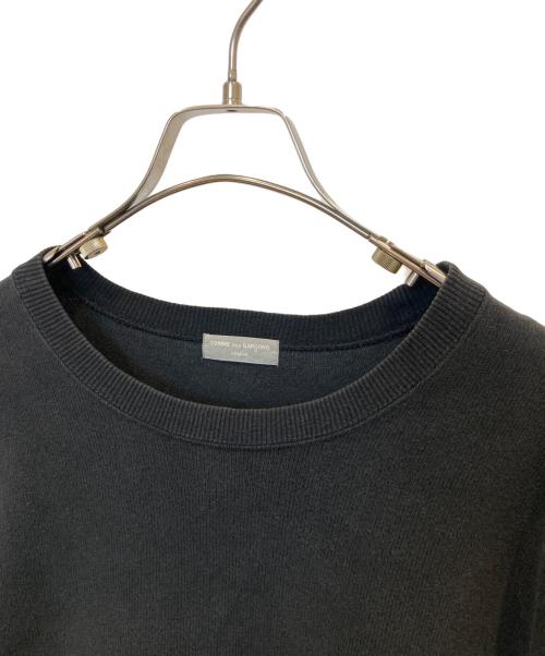 COMME des GARCONS HOMME（コムデギャルソン オム）COMME des GARCONS HOMME old logo long sleeve cutsaw オールド ロゴ ロングスリーブ カットソー HT-110010 1990SS 田中オム ブラック サイズ:表記がないため不明の古着・服飾アイテム