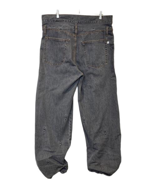 FACETASM（ファセッタズム）FACETASM (ファセッタズム) SUPER BIG DENIM PANTS　CSW-PT-U03 ブラック サイズ:-の古着・服飾アイテム