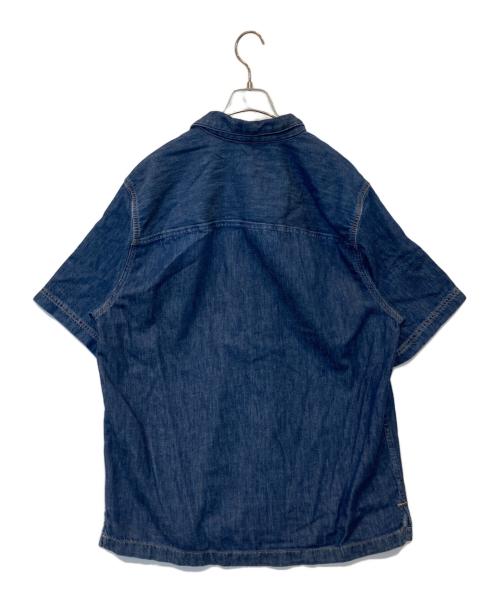 DIESEL（ディーゼル）DIESEL (ディーゼル) D-PAROSHORT SHIRT デニムシャツ 068KD インディゴ サイズ:Lの古着・服飾アイテム