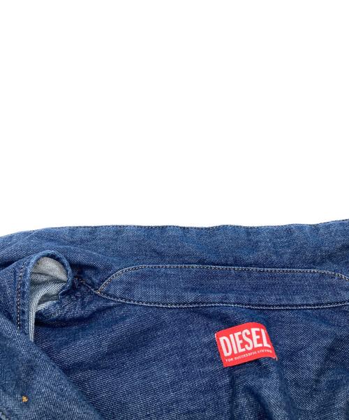 DIESEL（ディーゼル）DIESEL (ディーゼル) D-PAROSHORT SHIRT デニムシャツ 068KD インディゴ サイズ:Lの古着・服飾アイテム