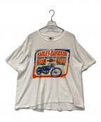 HARLEY-DAVIDSONハーレーダビッドソン）の古着「プリントTシャツ」｜ホワイト