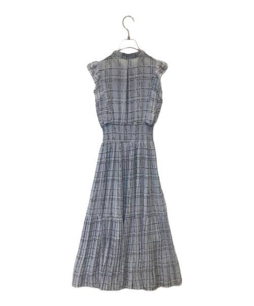 Snidel（スナイデル）Snidel (スナイデル) Sustainaサスティナフリルワンピ　SWFO242006 ブルーの古着・服飾アイテム
