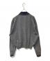 grove (グローブ) EVIE CHECK COLLAR KNIT エヴィ チェック カラー ニット グレー サイズ:FREE 未使用品：6000円